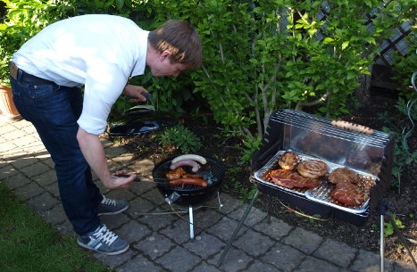 Die Grills laufen auf Hochtouren