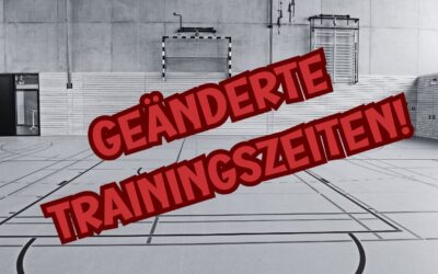Wichtig: Geänderte Trainingszeiten im Erwachsenenbereich – Turnen